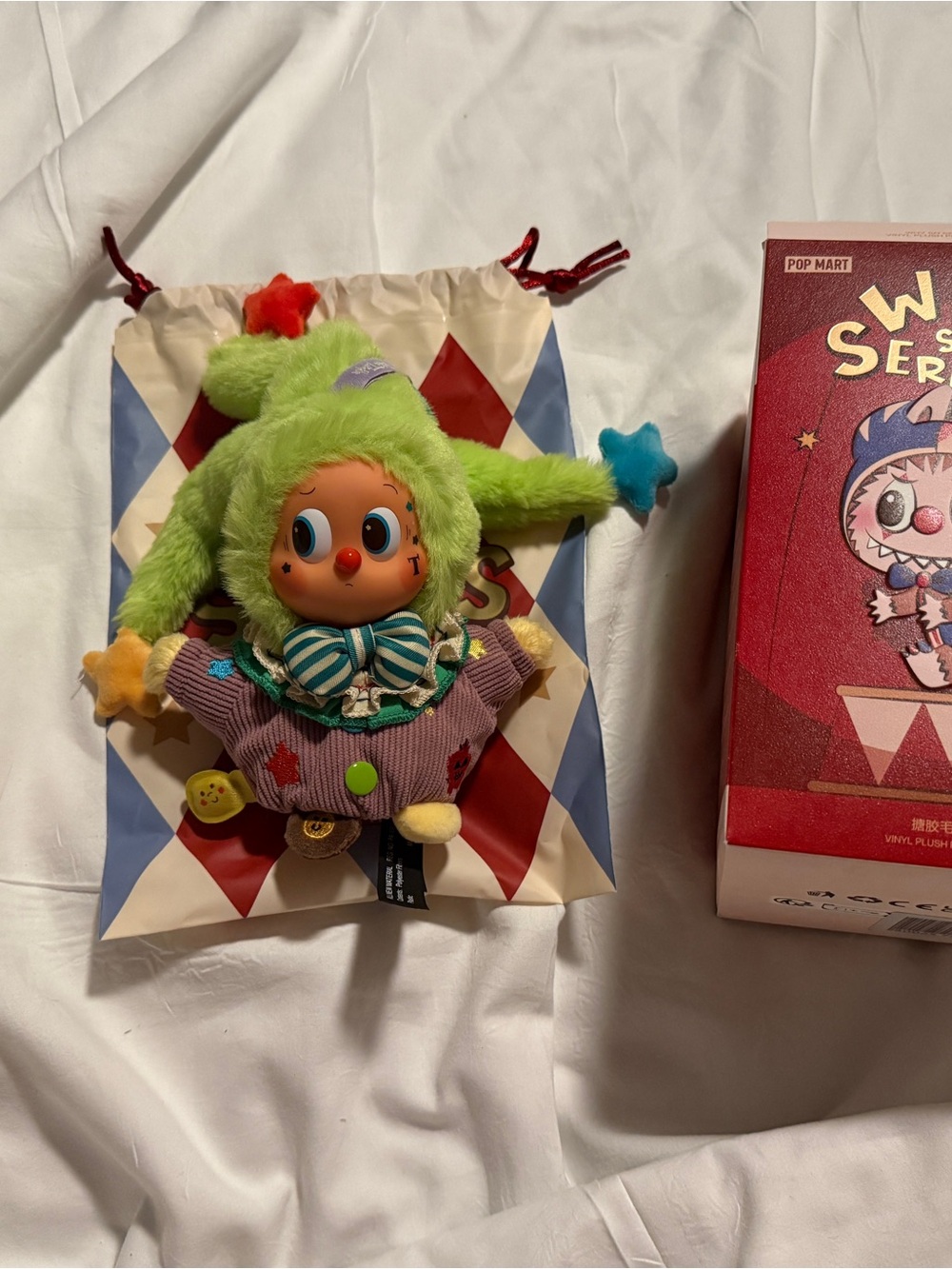 POP MART Twinkle Twinkle Secret WHY SO SERIOUS Blind Box Vinyl Plush Pendant